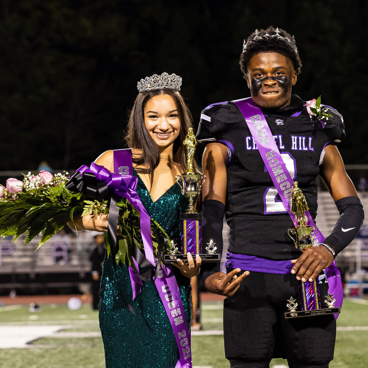 Cleary, Johnson crowned Homecoming royalty at CHHS